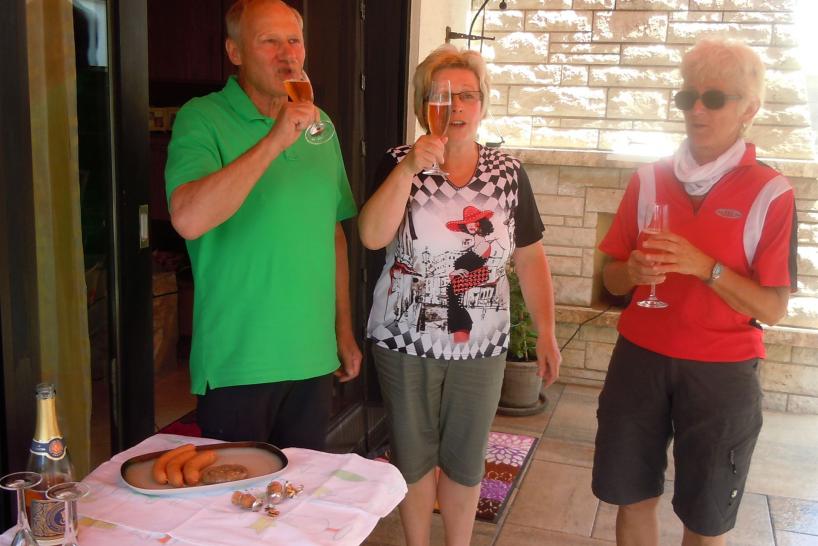 2014 - erst radeln (? km) dann ...